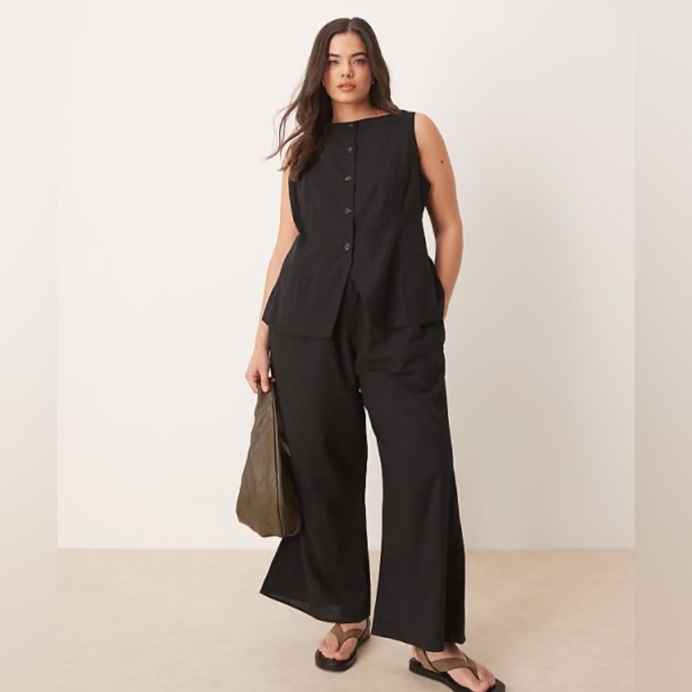 ASOS Curve Black Jumpsuit
